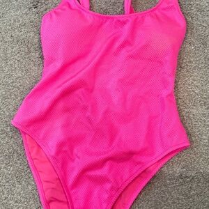 Aerie Hot Pink One-Piece Swimsuit